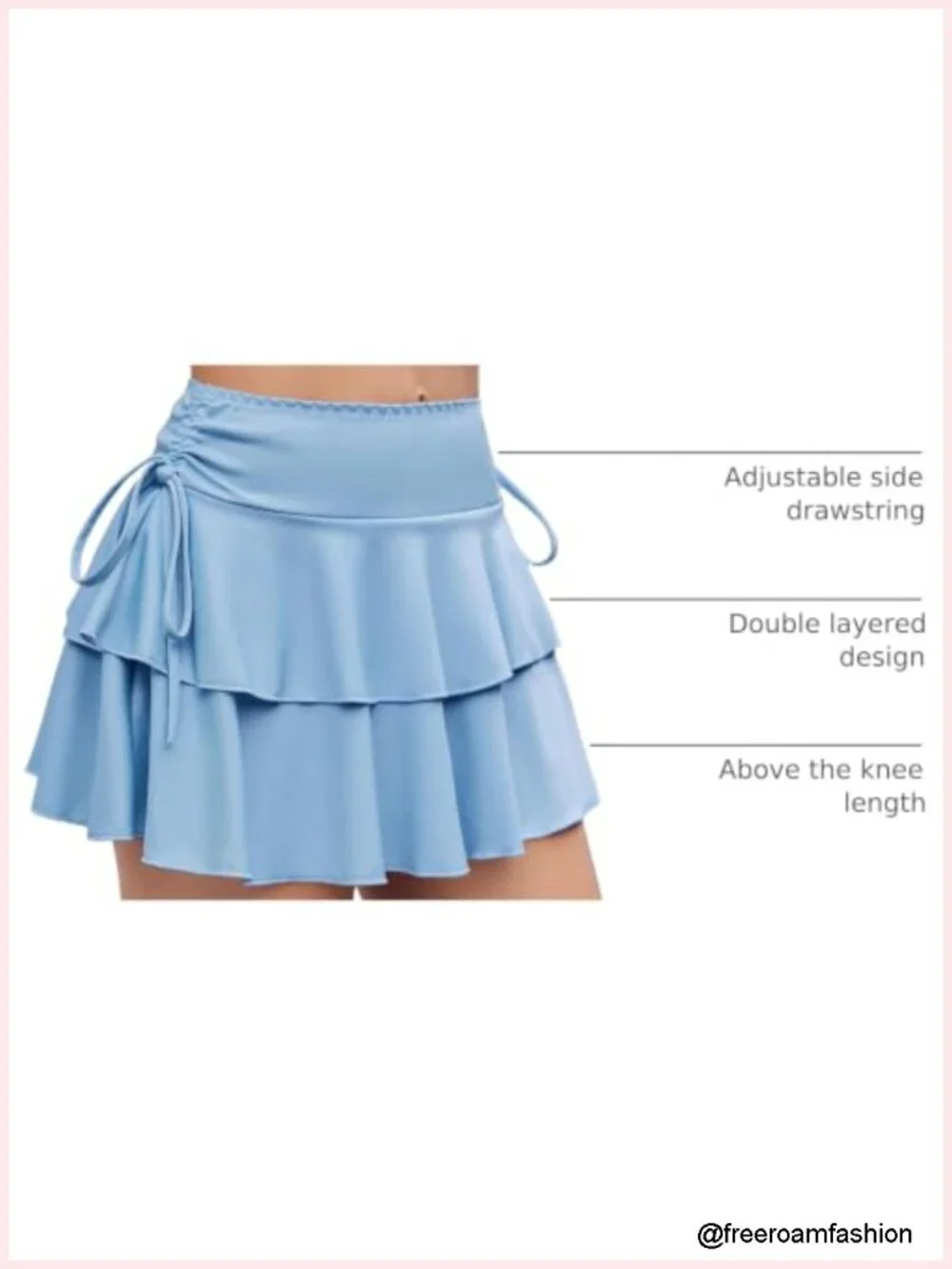 Y2K Pleated Ruffle Mini Skirt Women Layered Micro Short Skirt